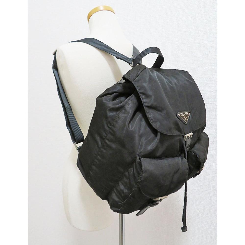 Prada Black Nylon Backpack - Picture 2 of 12